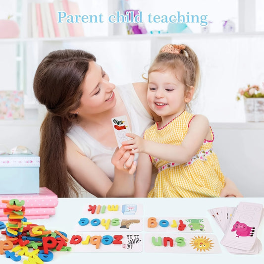 See & Spell Word Matching Game for Kids
