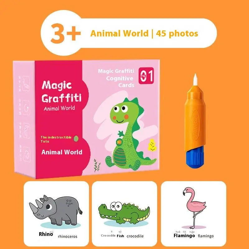 Kids Montessori English Word Lists Cards CVC Words Flashcards Phonics Sight Words Learning Tool Speech Therapy Learning Toys