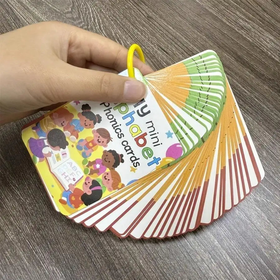 ABC Alphabet Phonics Flash Cards for Kids – 26 Letter Learning Cards
