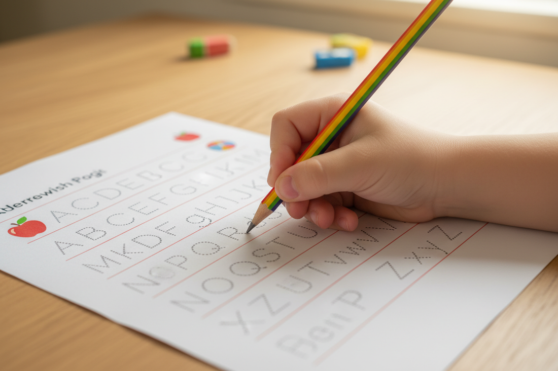 أفضل أوراق تتبع الحروف الإنجليزية للأطفال