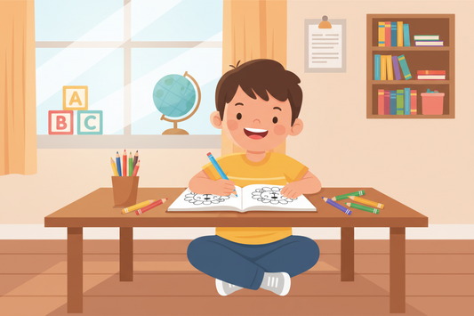 مجموعة ألعاب تعليمية للأطفال: ألغاز، كتب تلوين، مكعبات بناء - SMAZON
