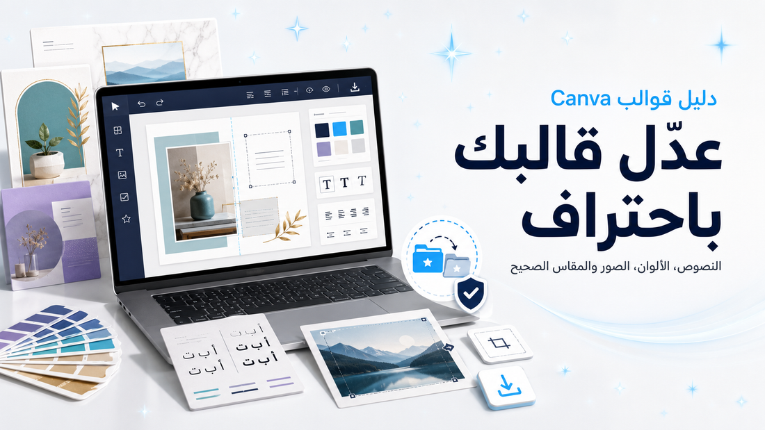 طريقة استخدام قوالب Canva الرقمية وتخصيصها بسهولة | مدونة SMAZON للمنتجات الرقمية