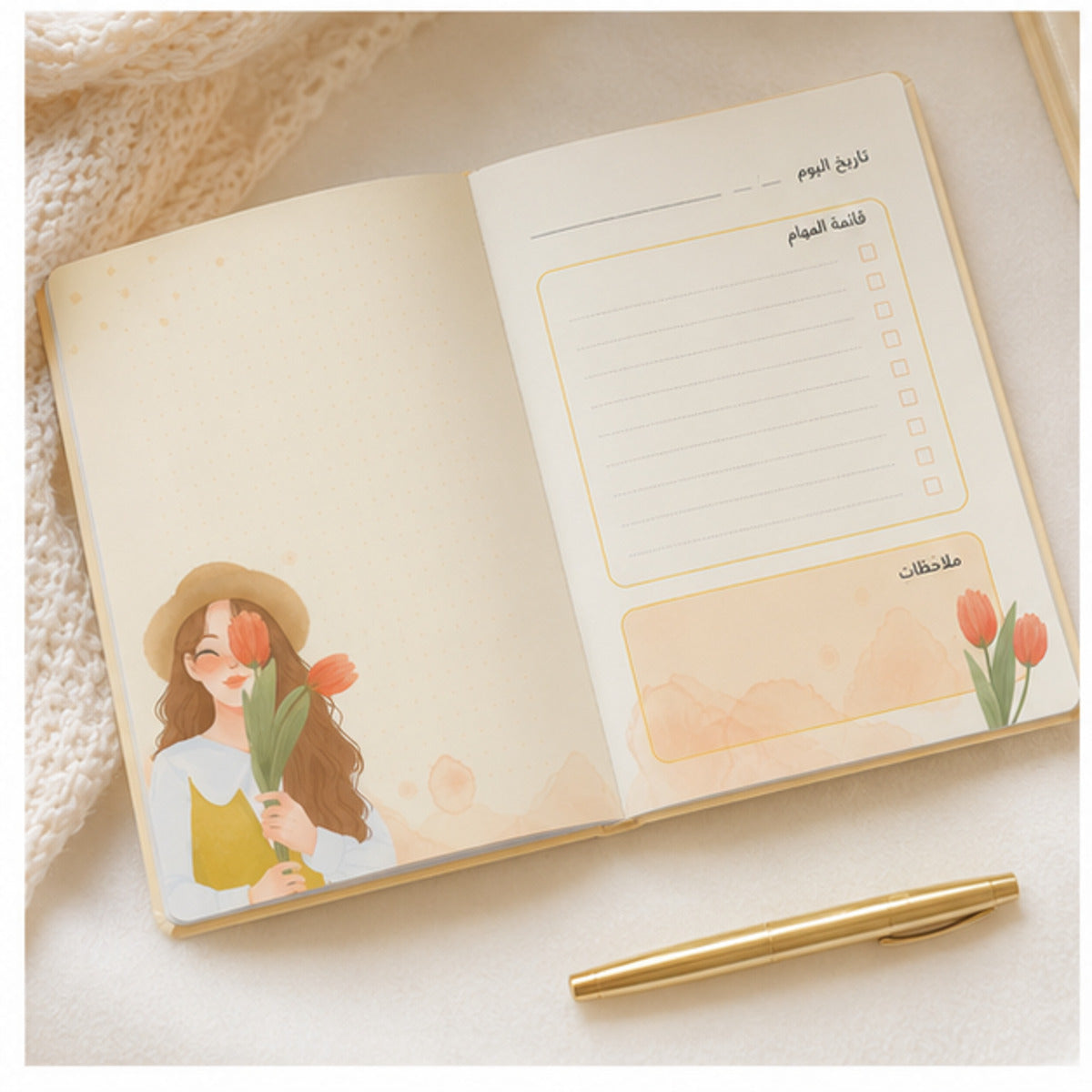Stylish Daily Planner | 50 Pages for Women