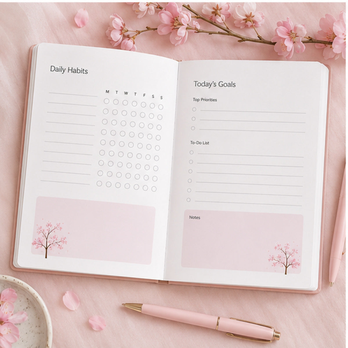 Women's Habit & Goal Planner | 8 pages