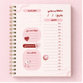 Pink Daily Planner for Time and Task Management | 31 Pages