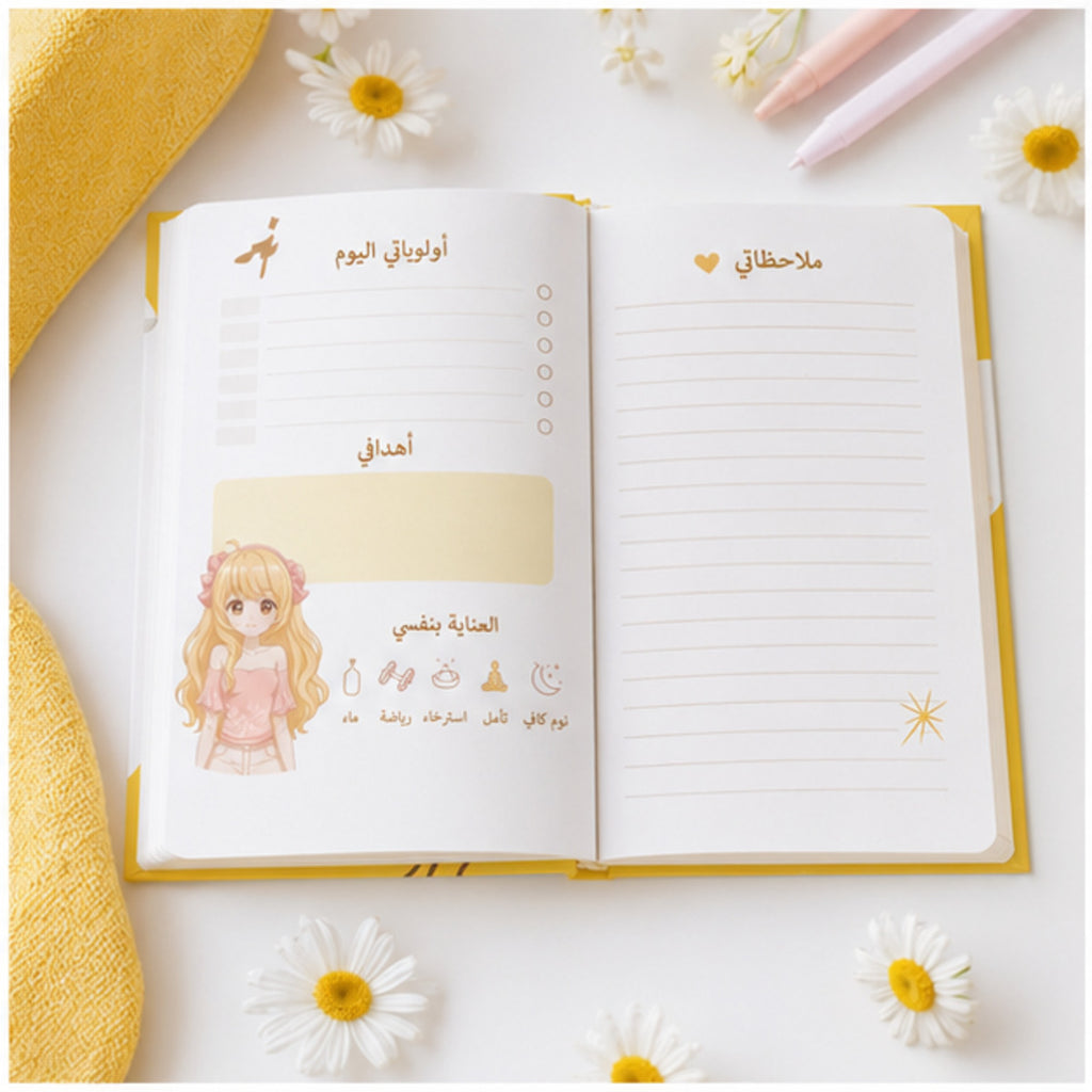 Cute Daily Planner | 33 Woman Pages
