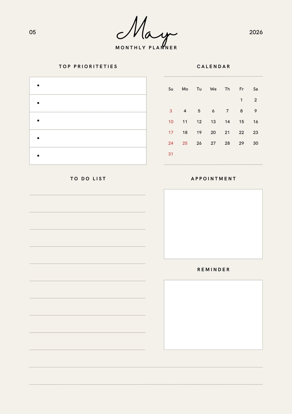 Smart Annual Planning System