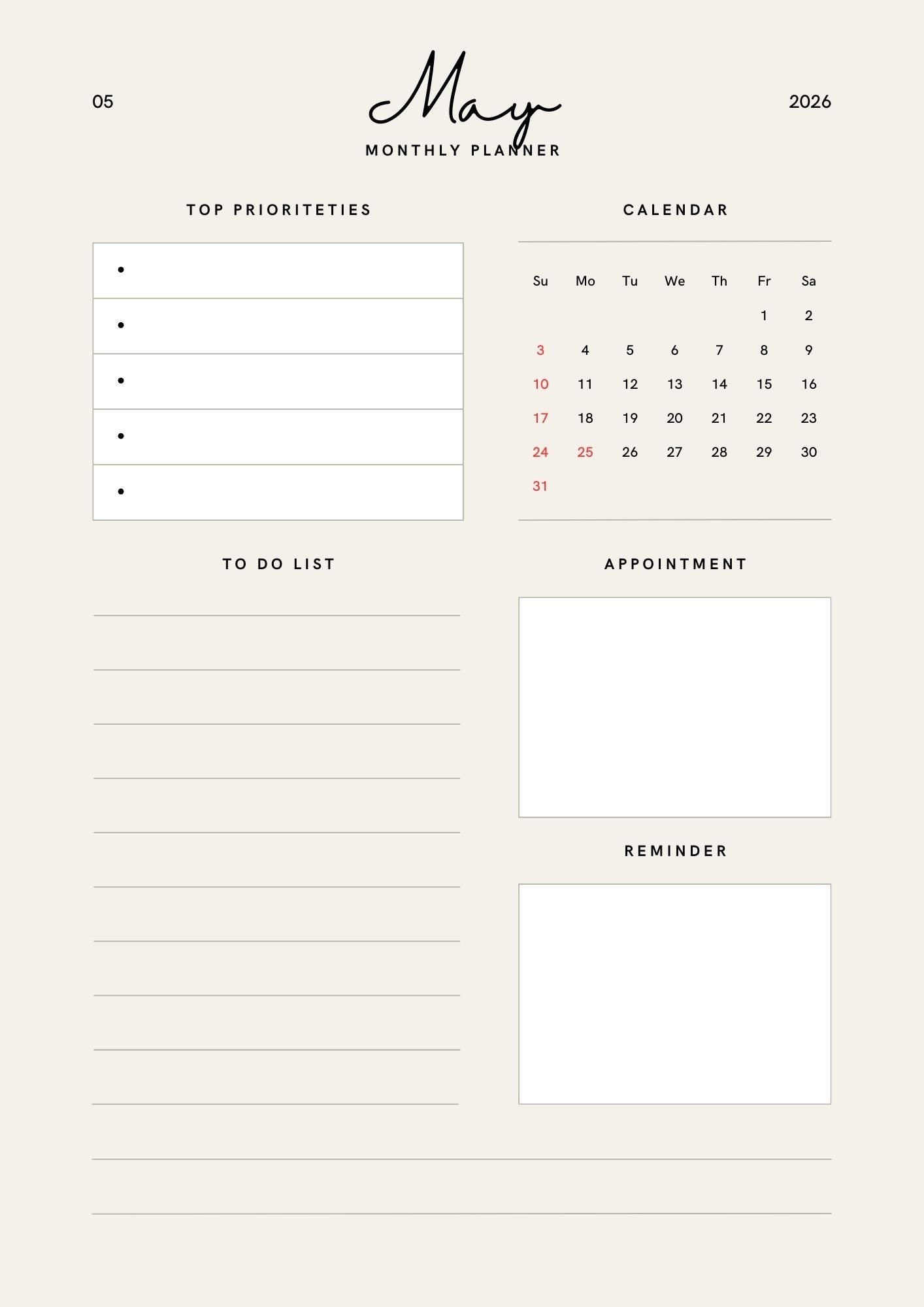 Smart Annual Planning System