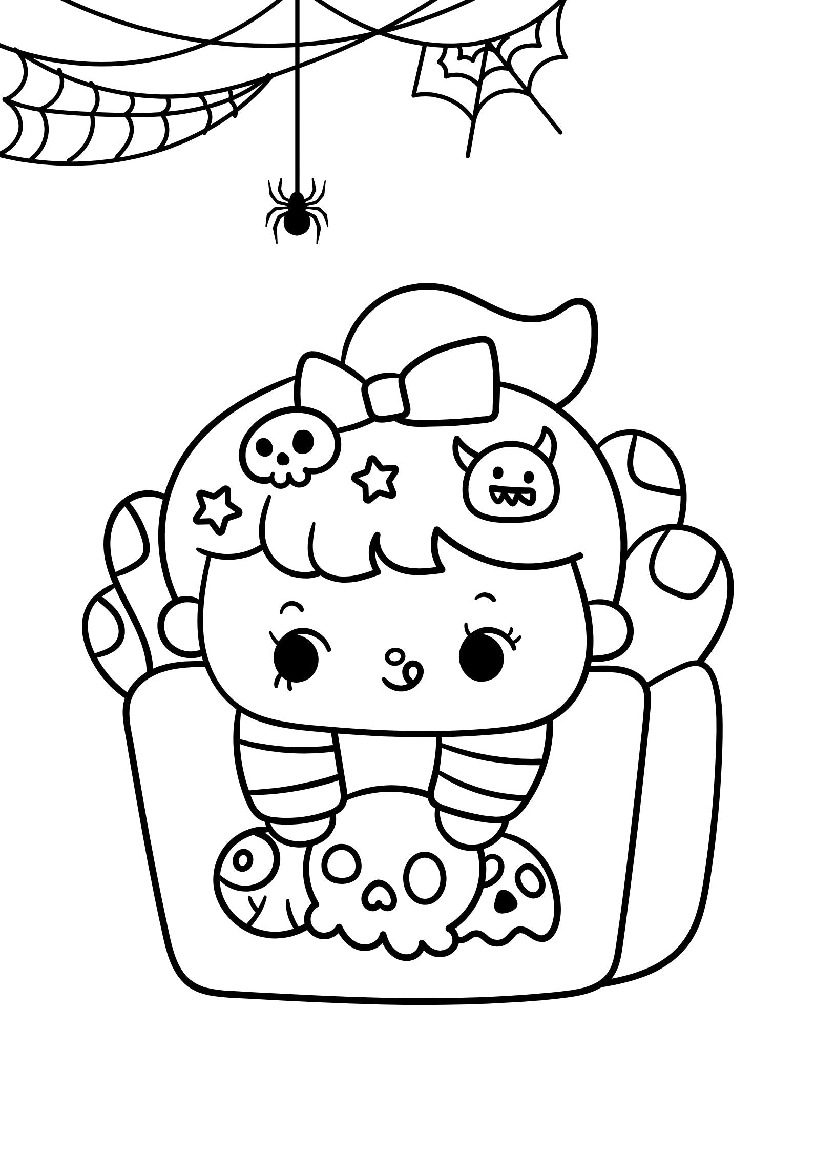 Cute Halloween Coloring Book for Kids