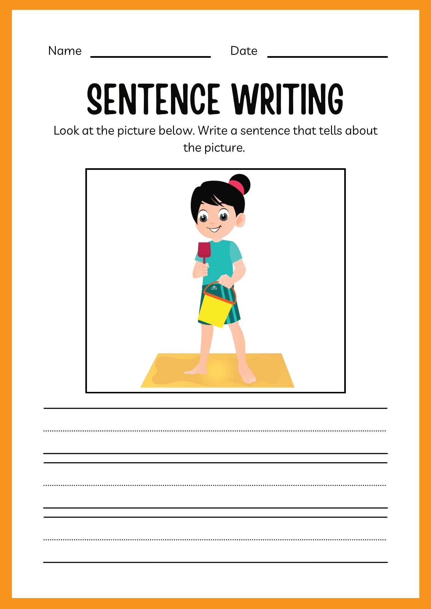 Clothes ESL Workbook for Kids