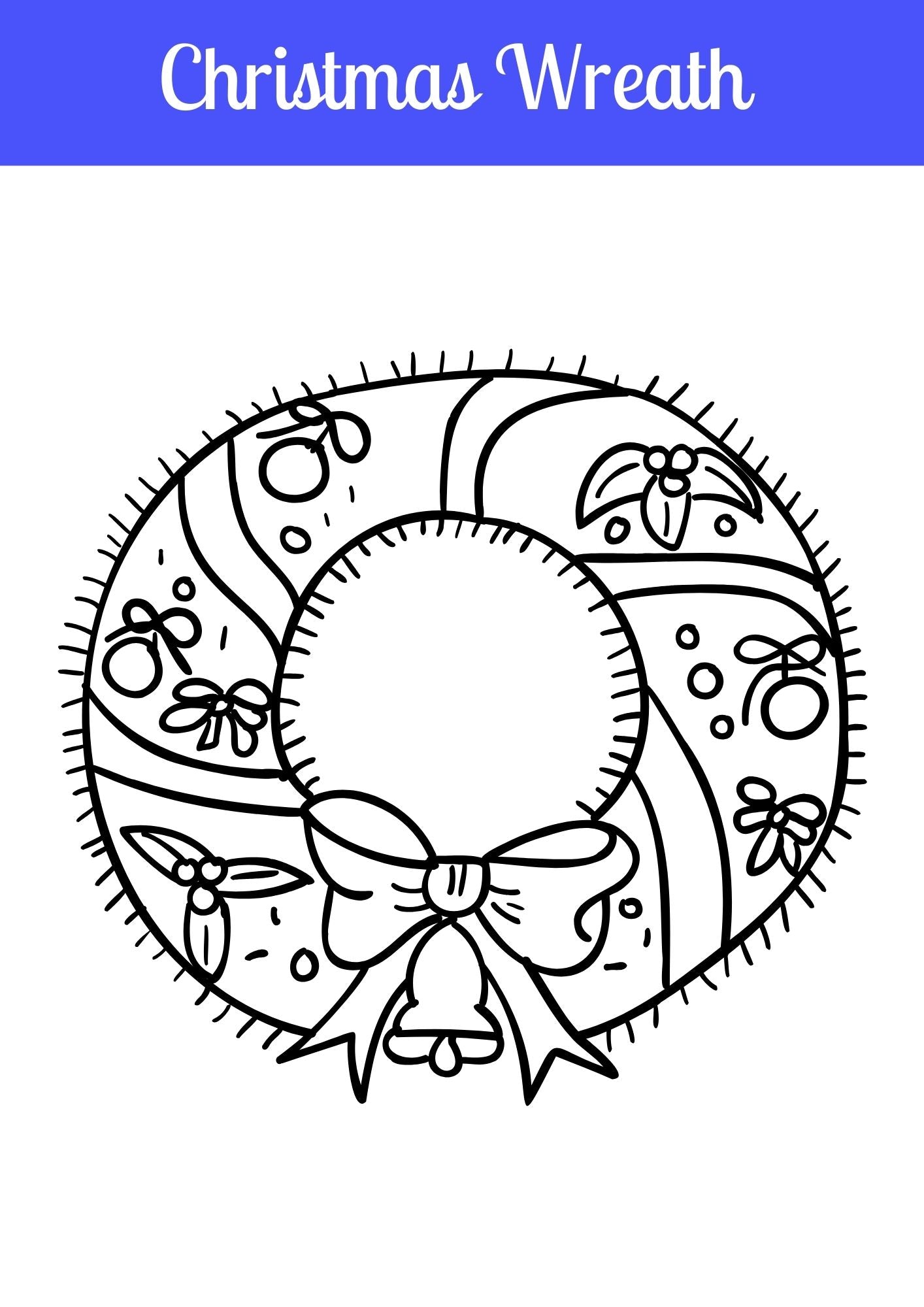 Christmas Coloring Book for Kids – Editable Canva Template & Printable PDF