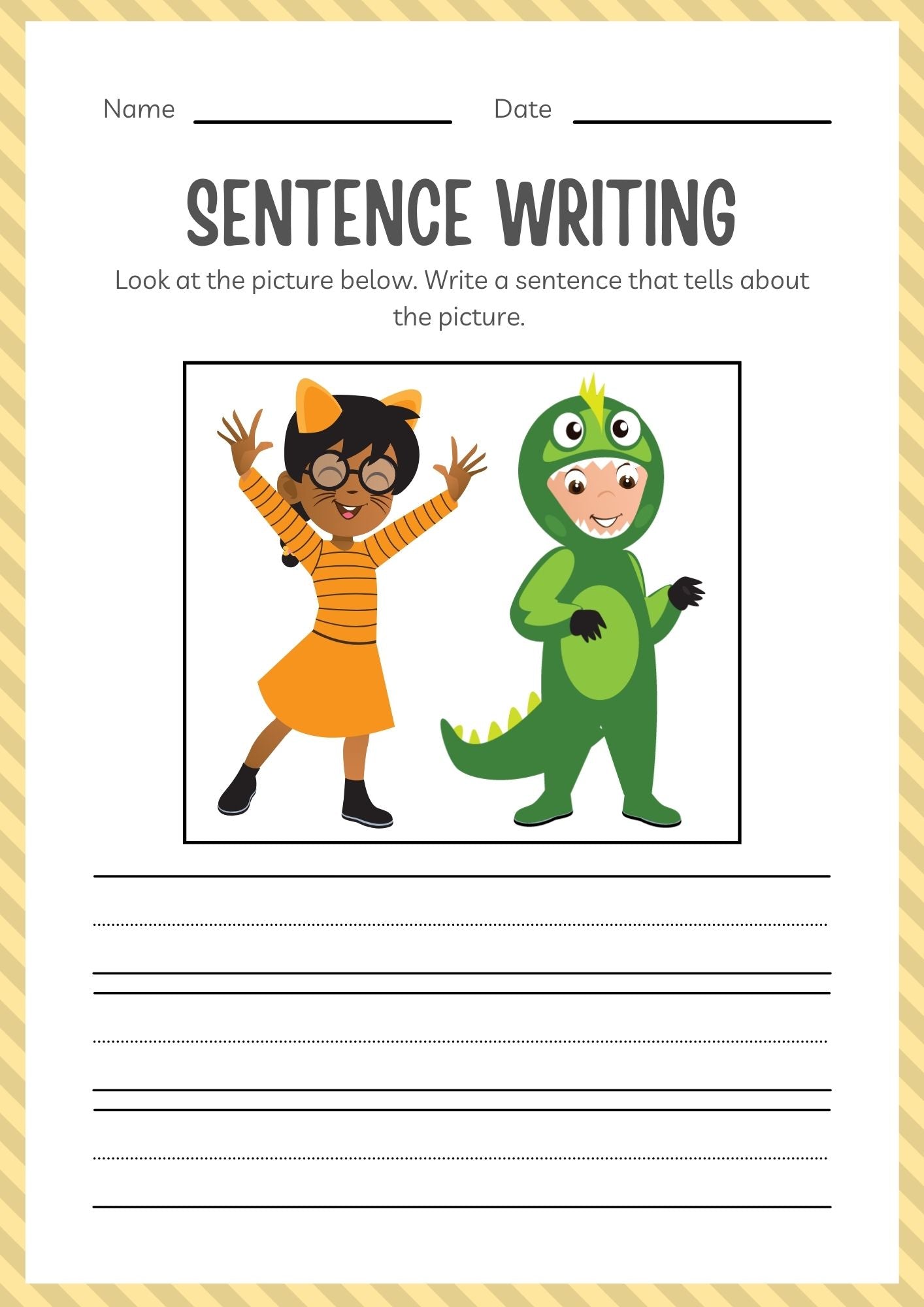 Kindergarten Halloween Activity Workbook