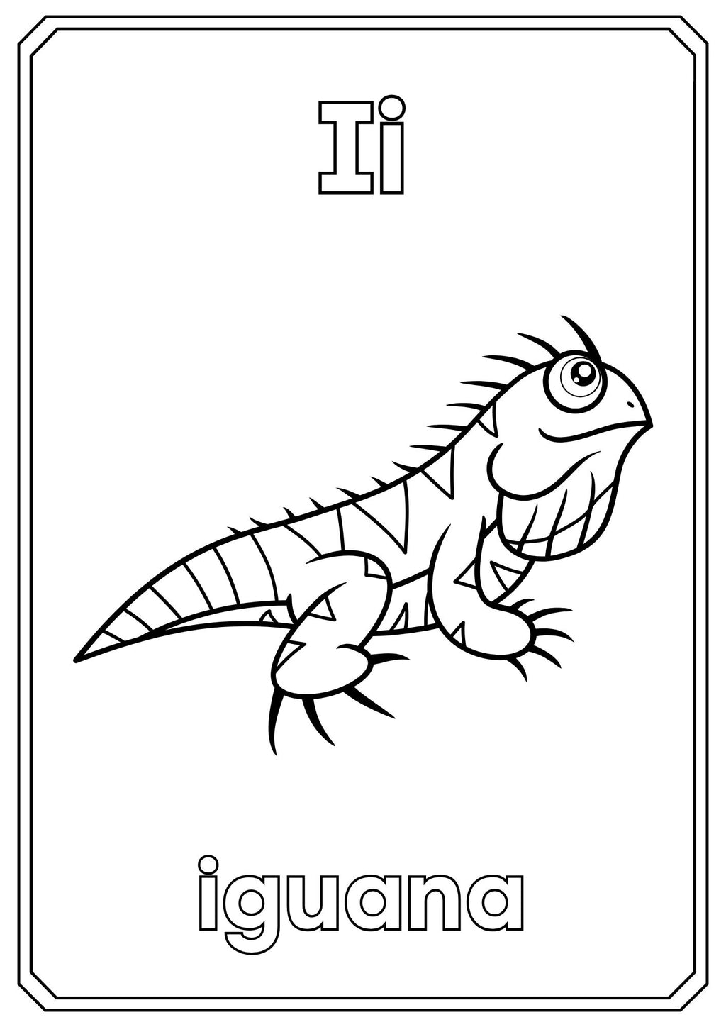 Animal Alphabet Coloring Book – ABC Learning for Kids