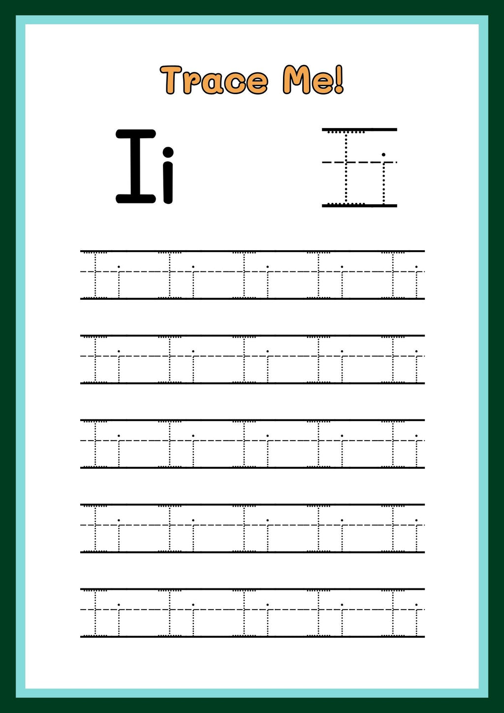 My Little ABC Tracing Booklet for Kids
