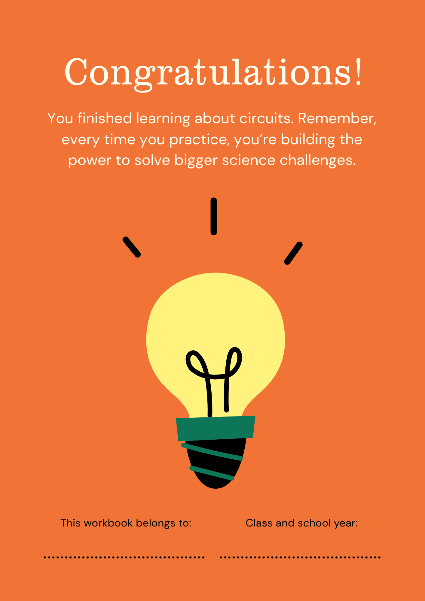 Circuits Made Simple A Beginner Science Booklet for Kids