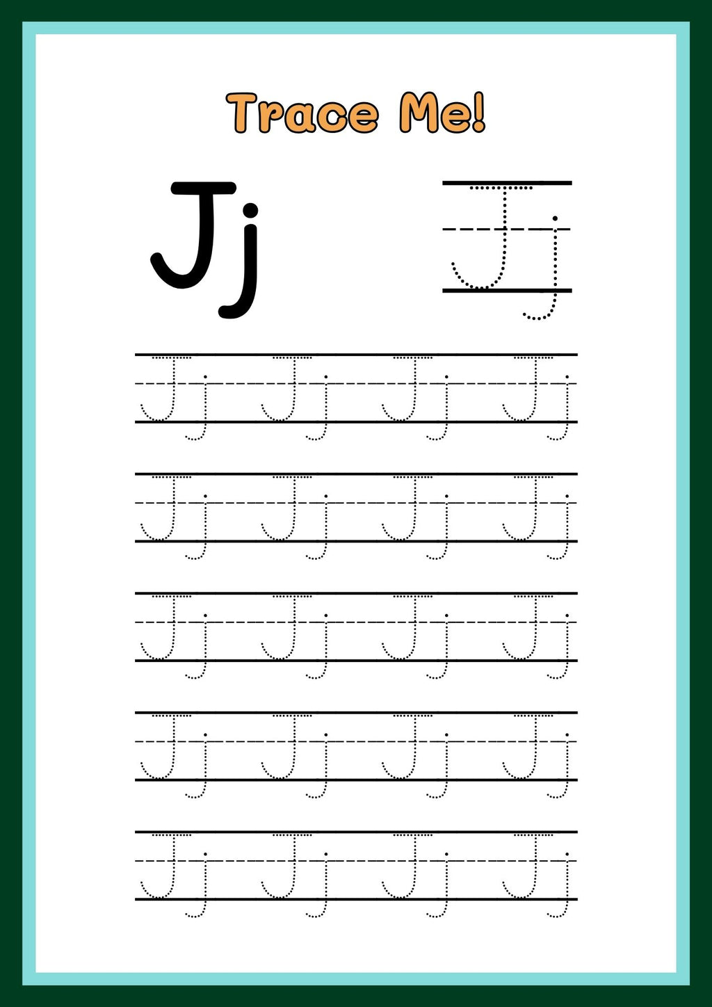 My Little ABC Tracing Booklet for Kids