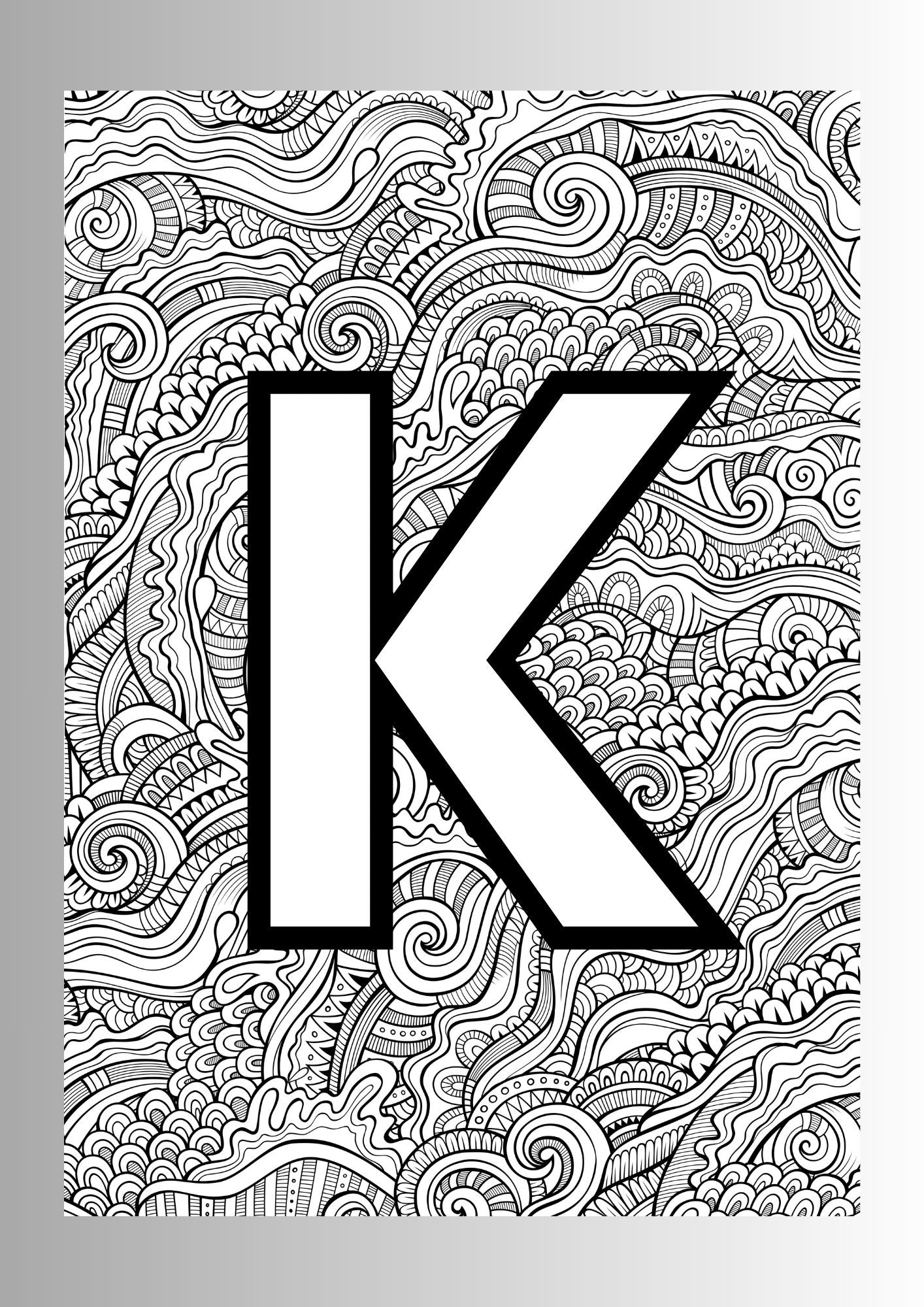 Educational Coloring Book for Kids – Editable Template (Digital)