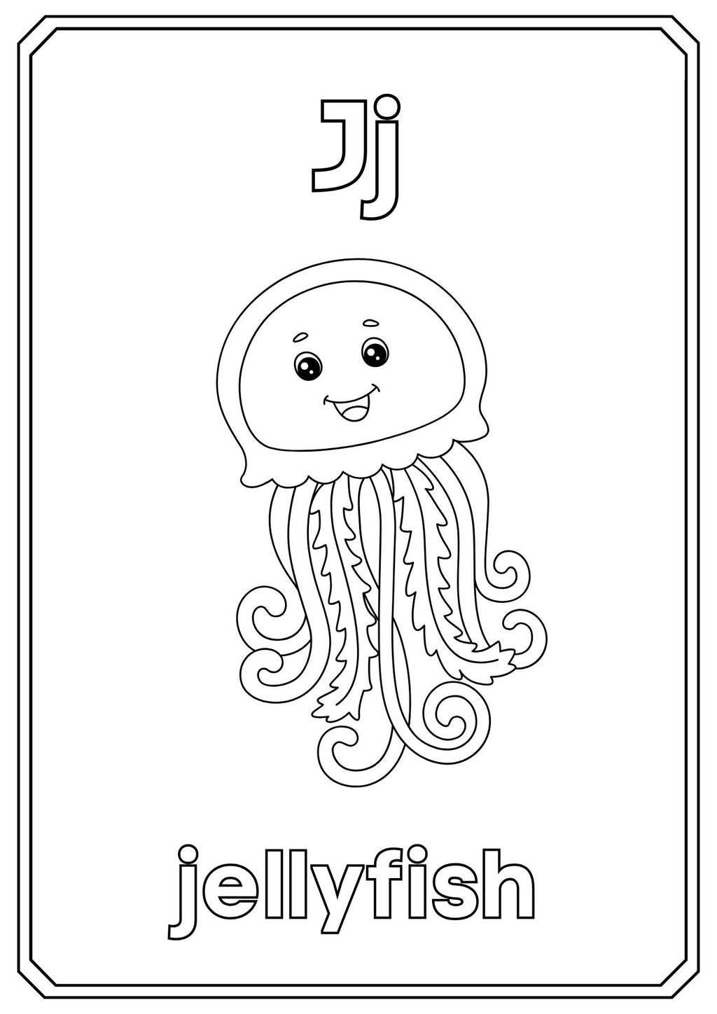 Animal Alphabet Coloring Book – ABC Learning for Kids