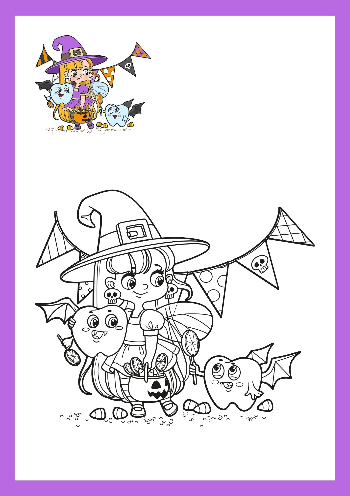 Magical Tooth Fairy Adventures – Coloring Book for Kids