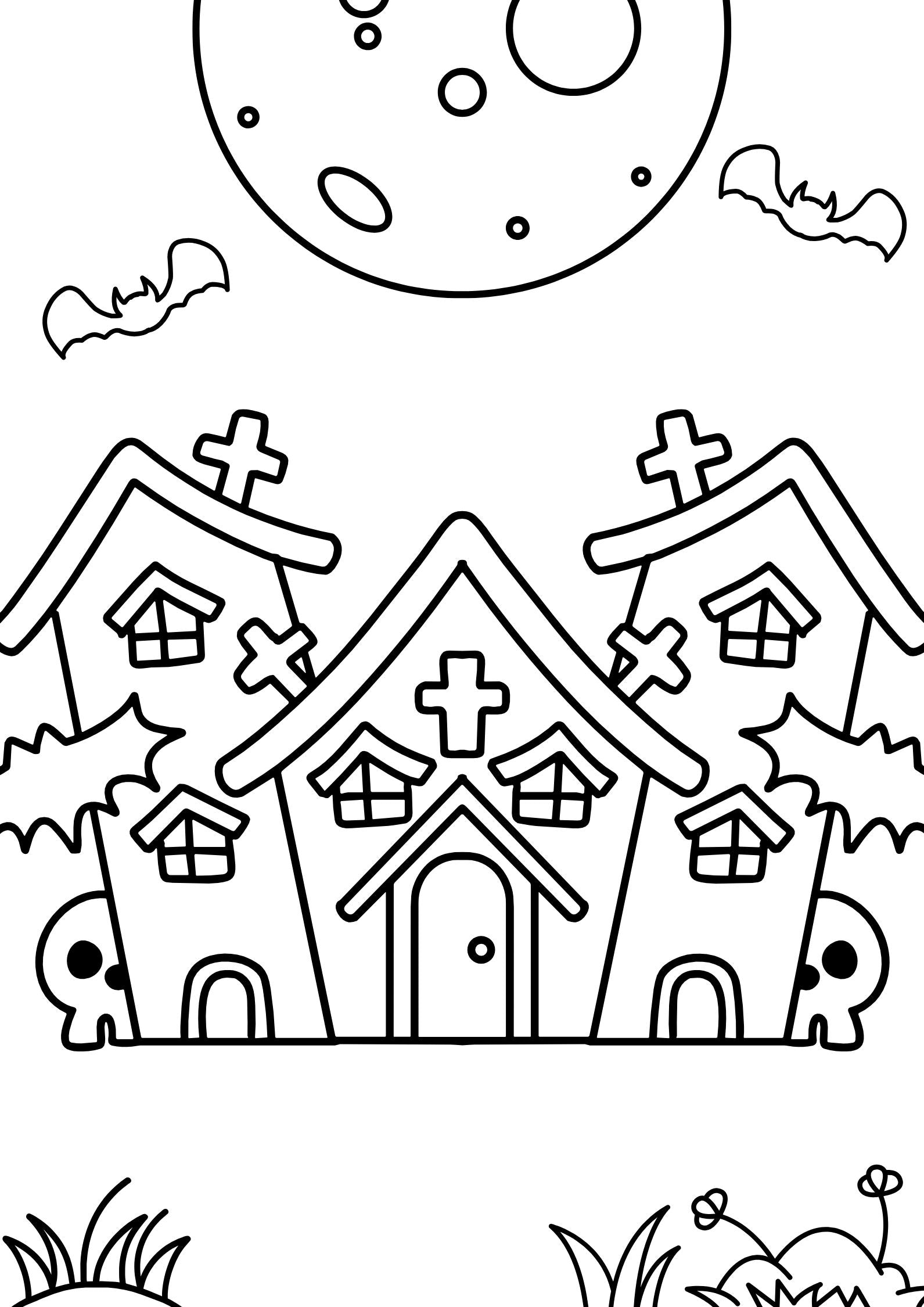Cute Halloween Coloring Book for Kids
