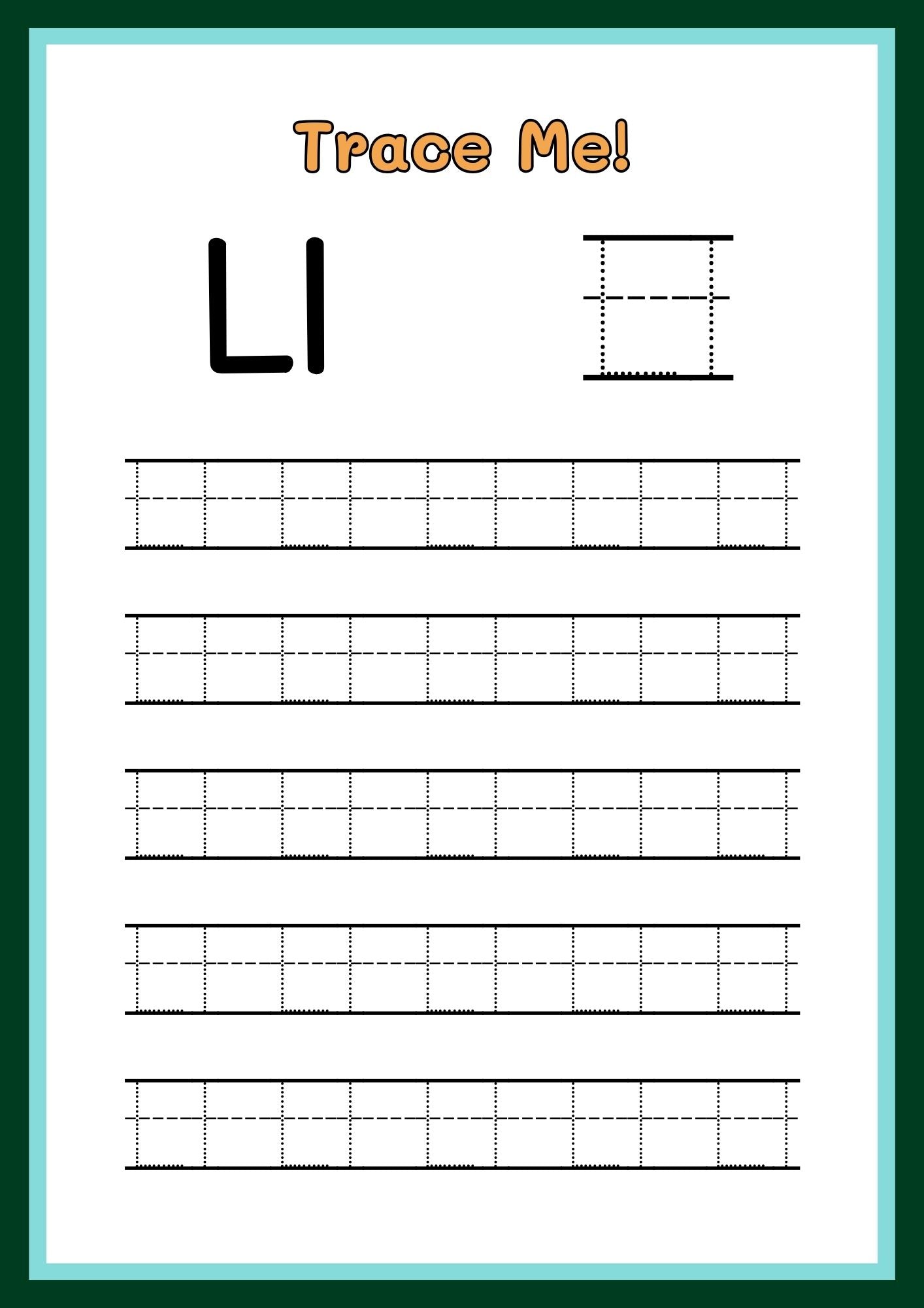 My Little ABC Tracing Booklet for Kids