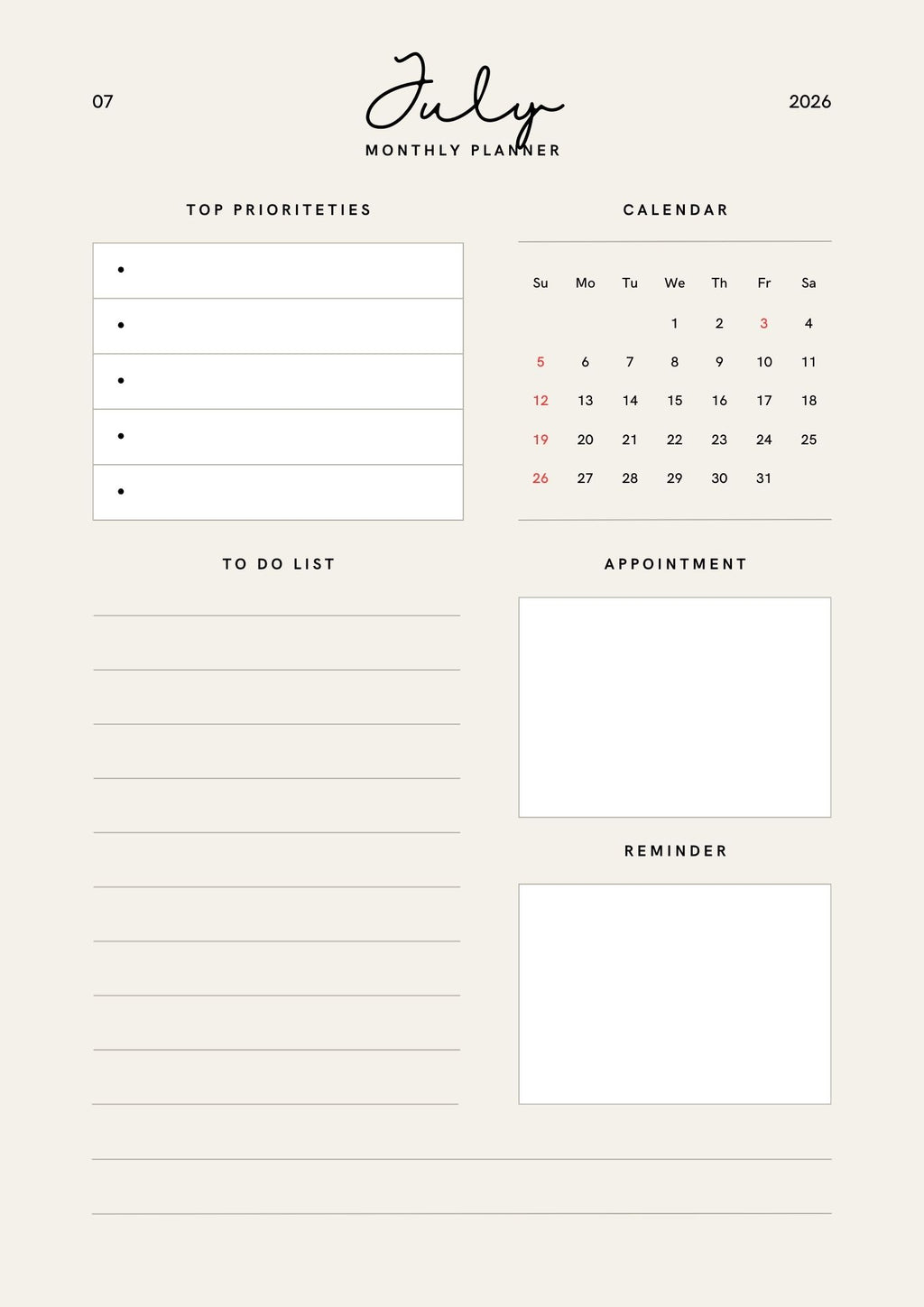 Smart Annual Planning System