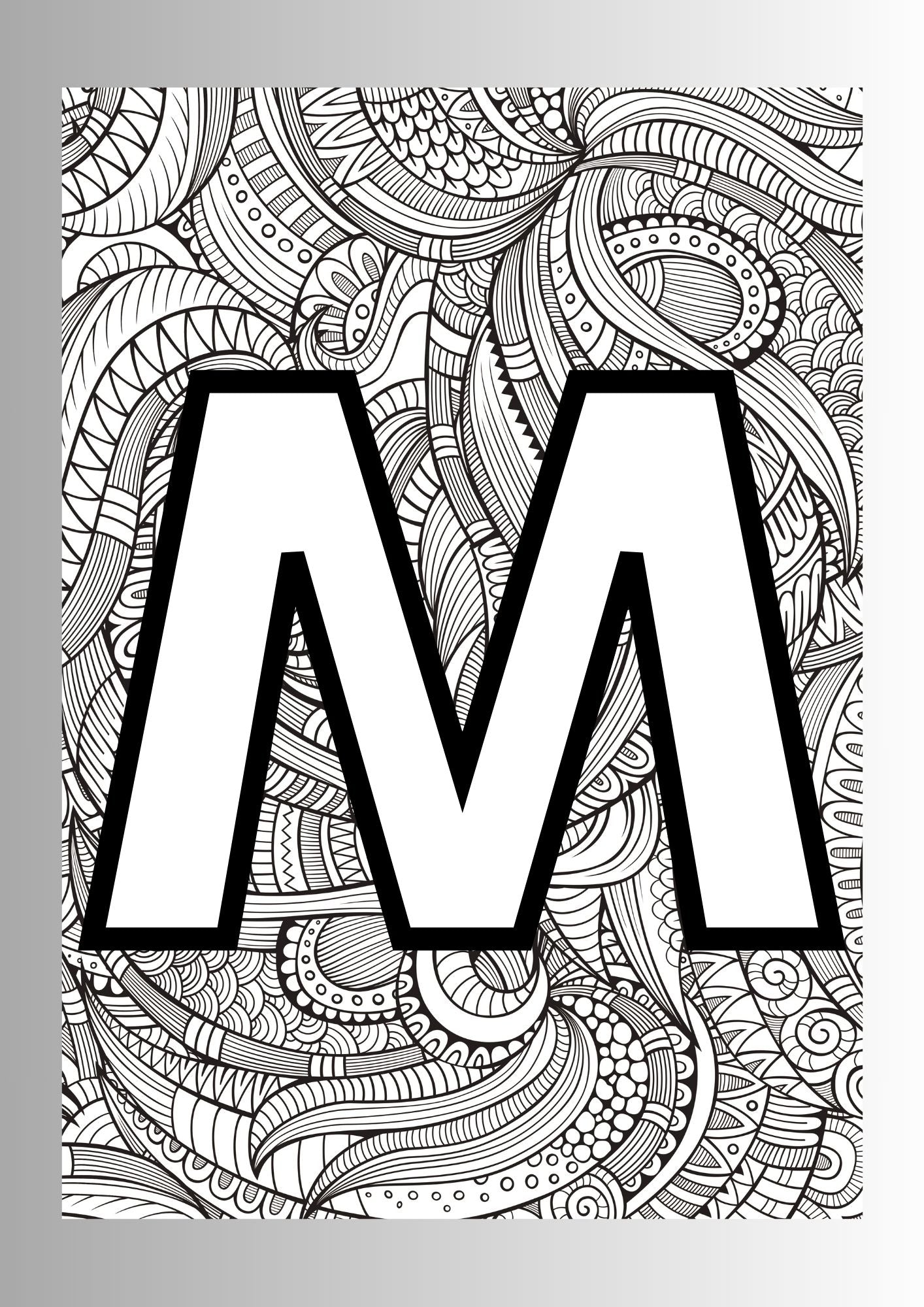 Educational Coloring Book for Kids – Editable Template (Digital)