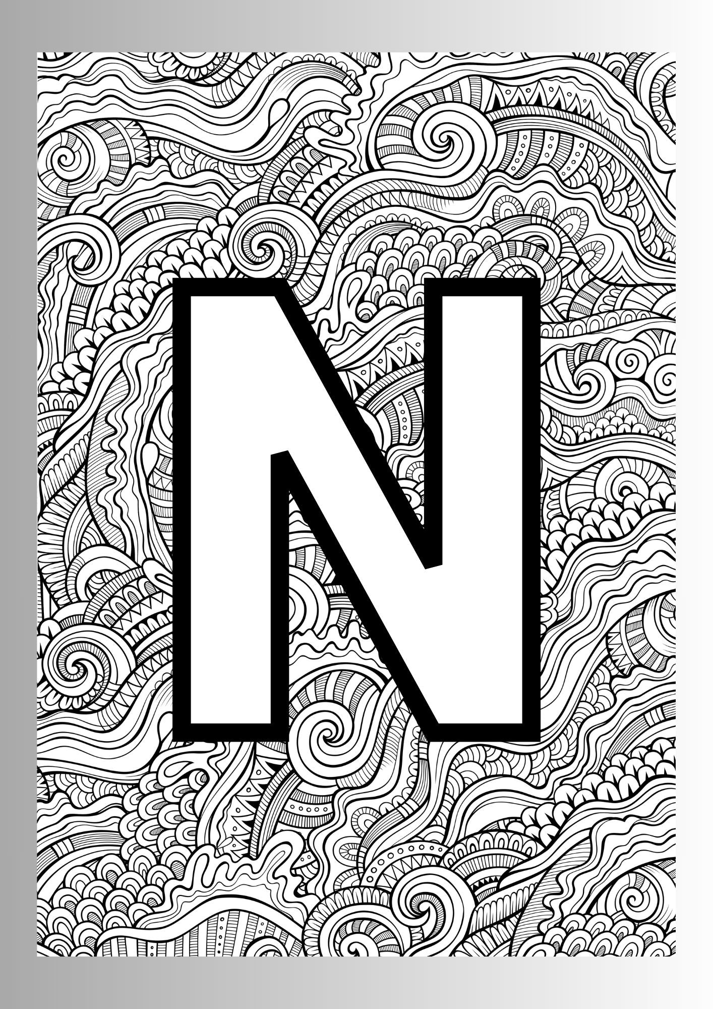 Educational Coloring Book for Kids – Editable Template (Digital)