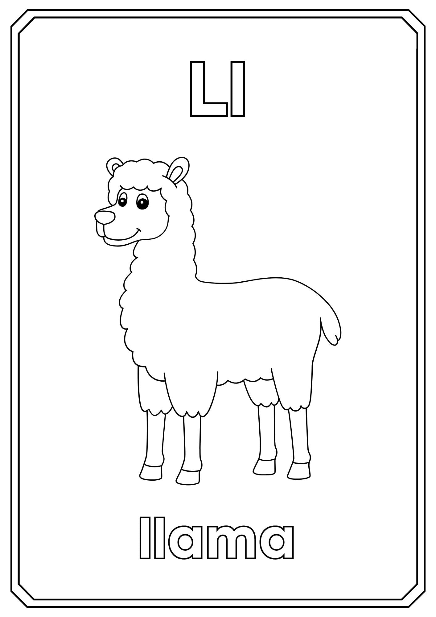 Animal Alphabet Coloring Book – ABC Learning for Kids