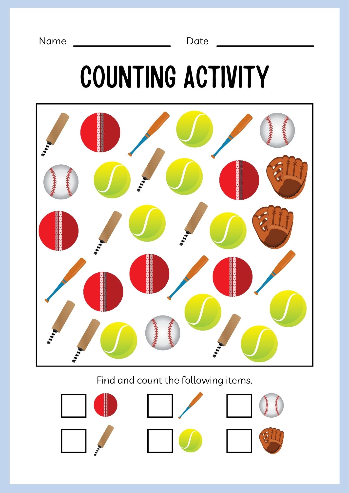 Sports ESL Workbook for Kids