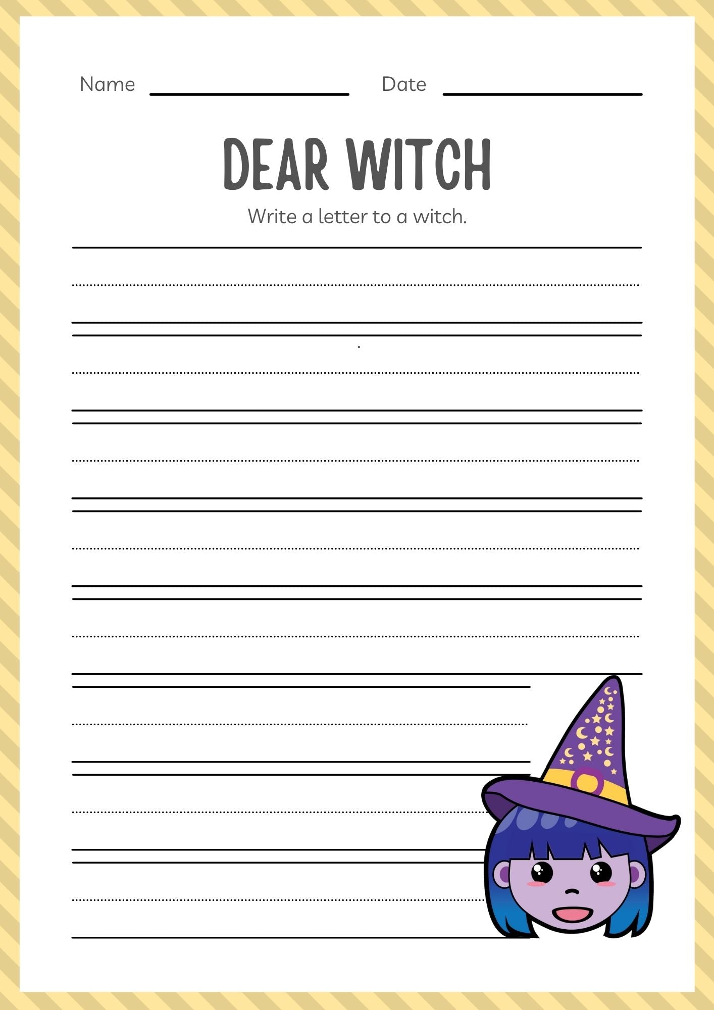 Kindergarten Halloween Activity Workbook