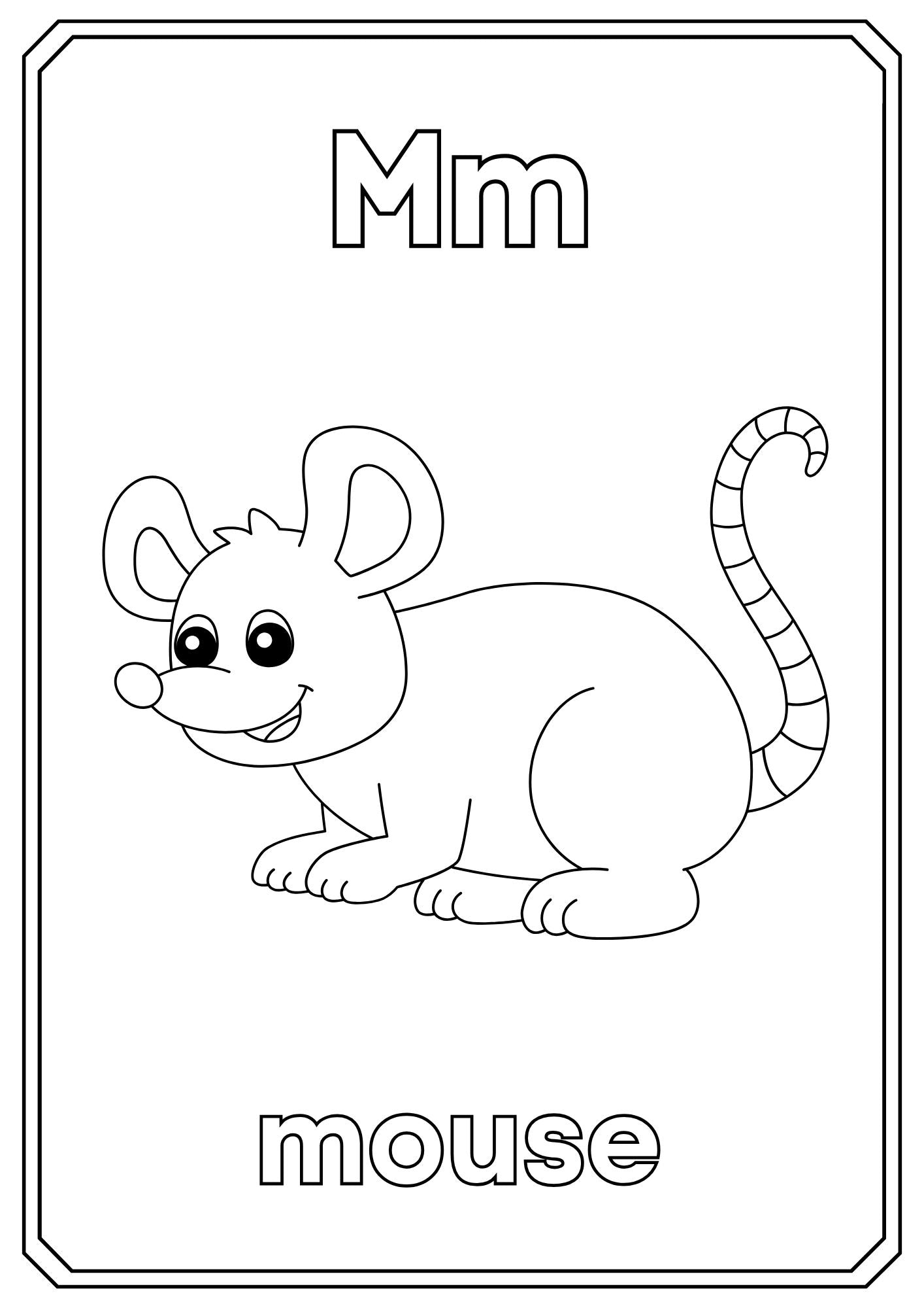 Animal Alphabet Coloring Book – ABC Learning for Kids