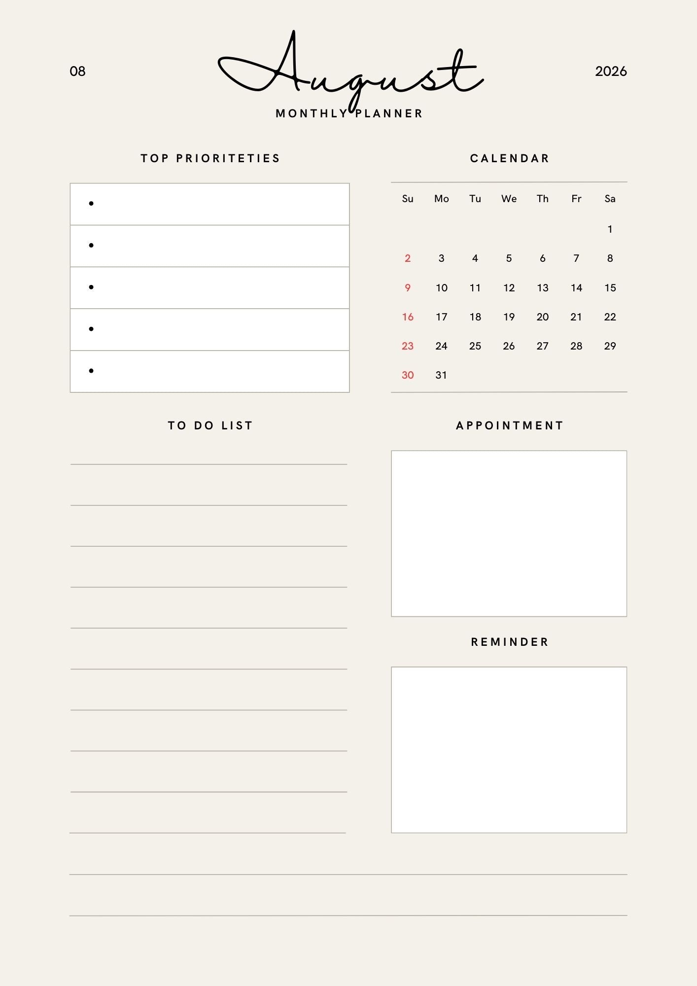 Smart Annual Planning System