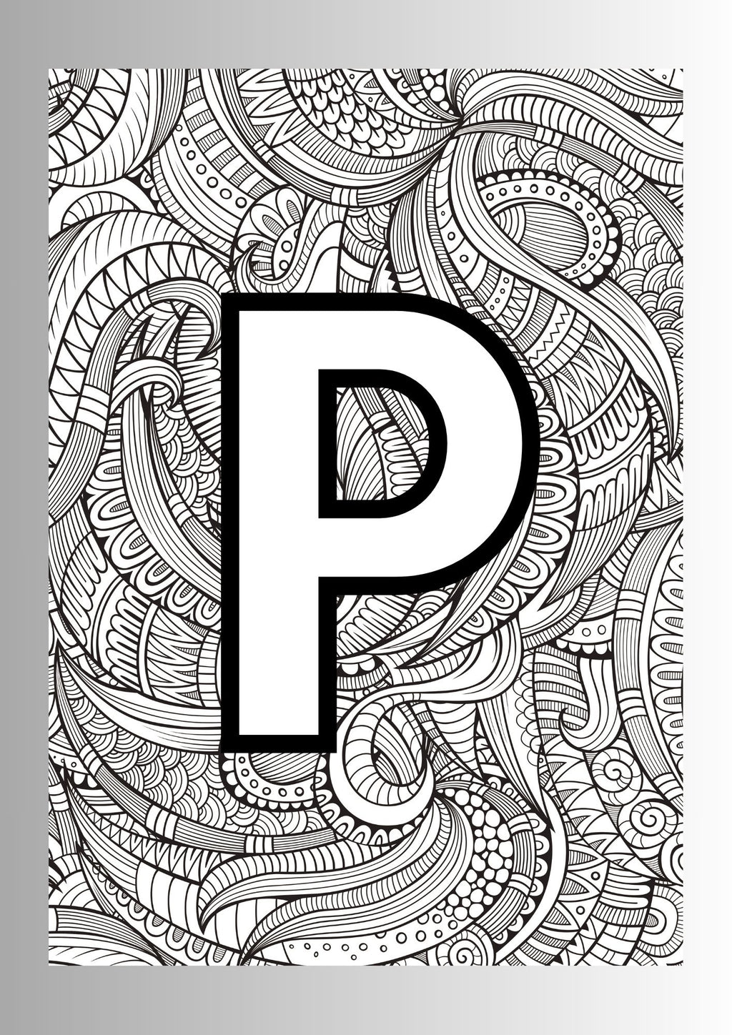 Educational Coloring Book for Kids – Editable Template (Digital)