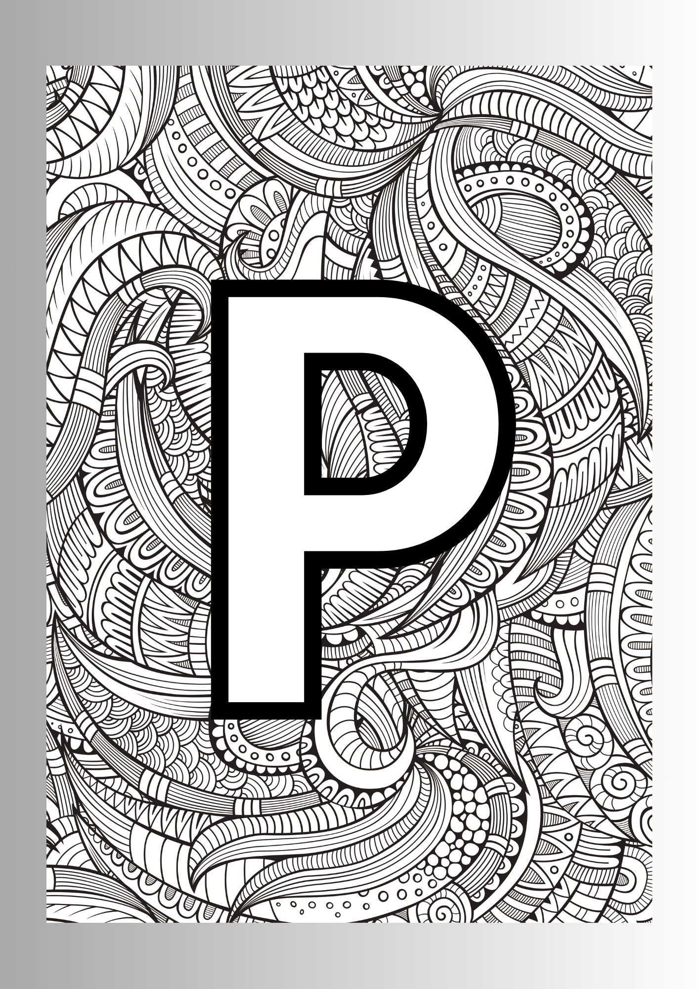 Educational Coloring Book for Kids – Editable Template (Digital)