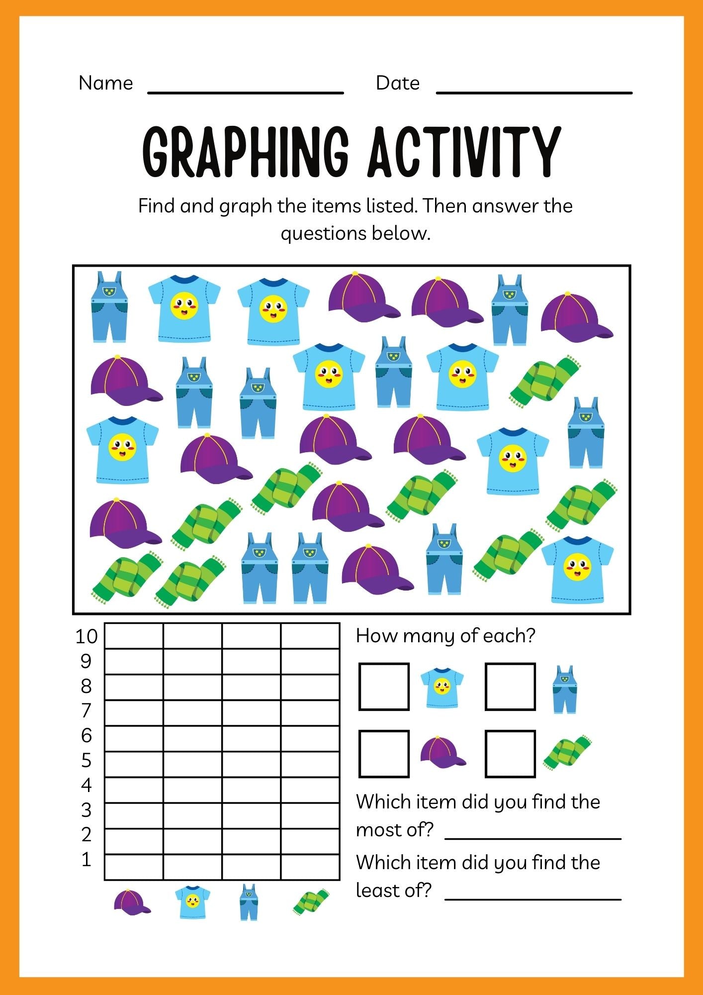 Clothes ESL Workbook for Kids