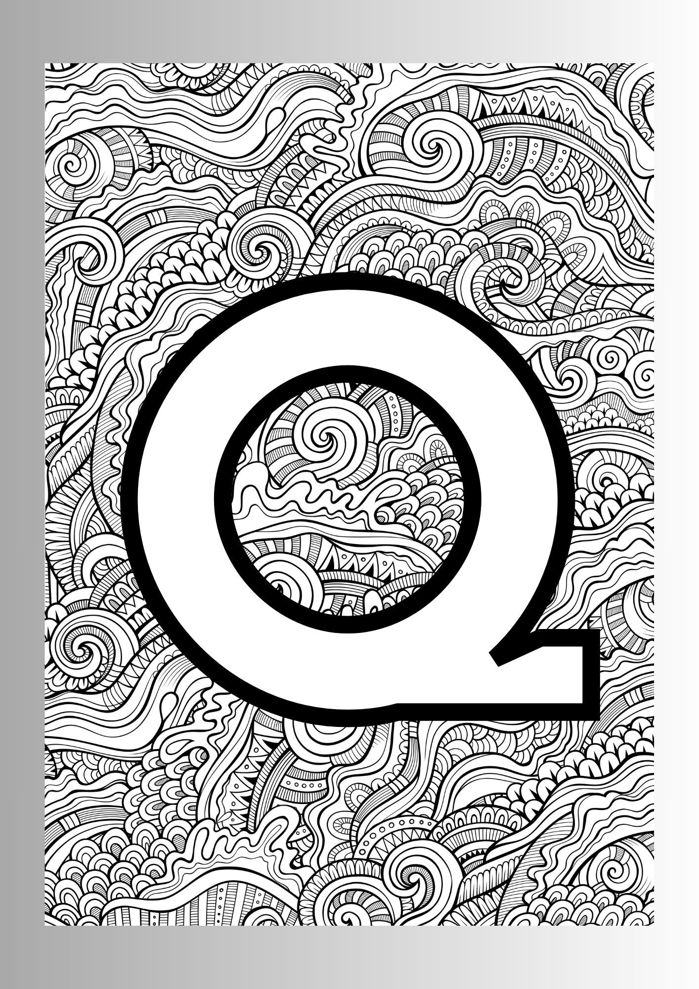 Educational Coloring Book for Kids – Editable Template (Digital)