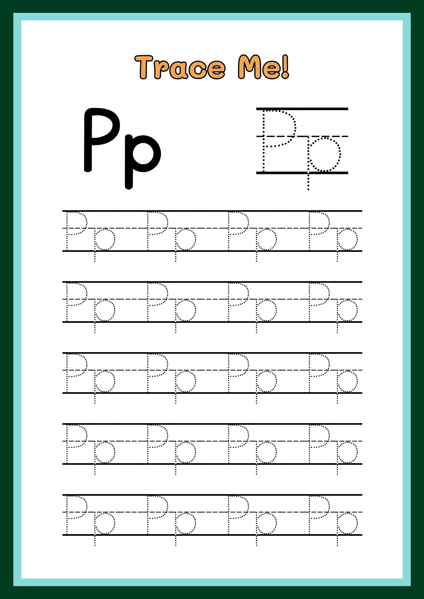 My Little ABC Tracing Booklet for Kids