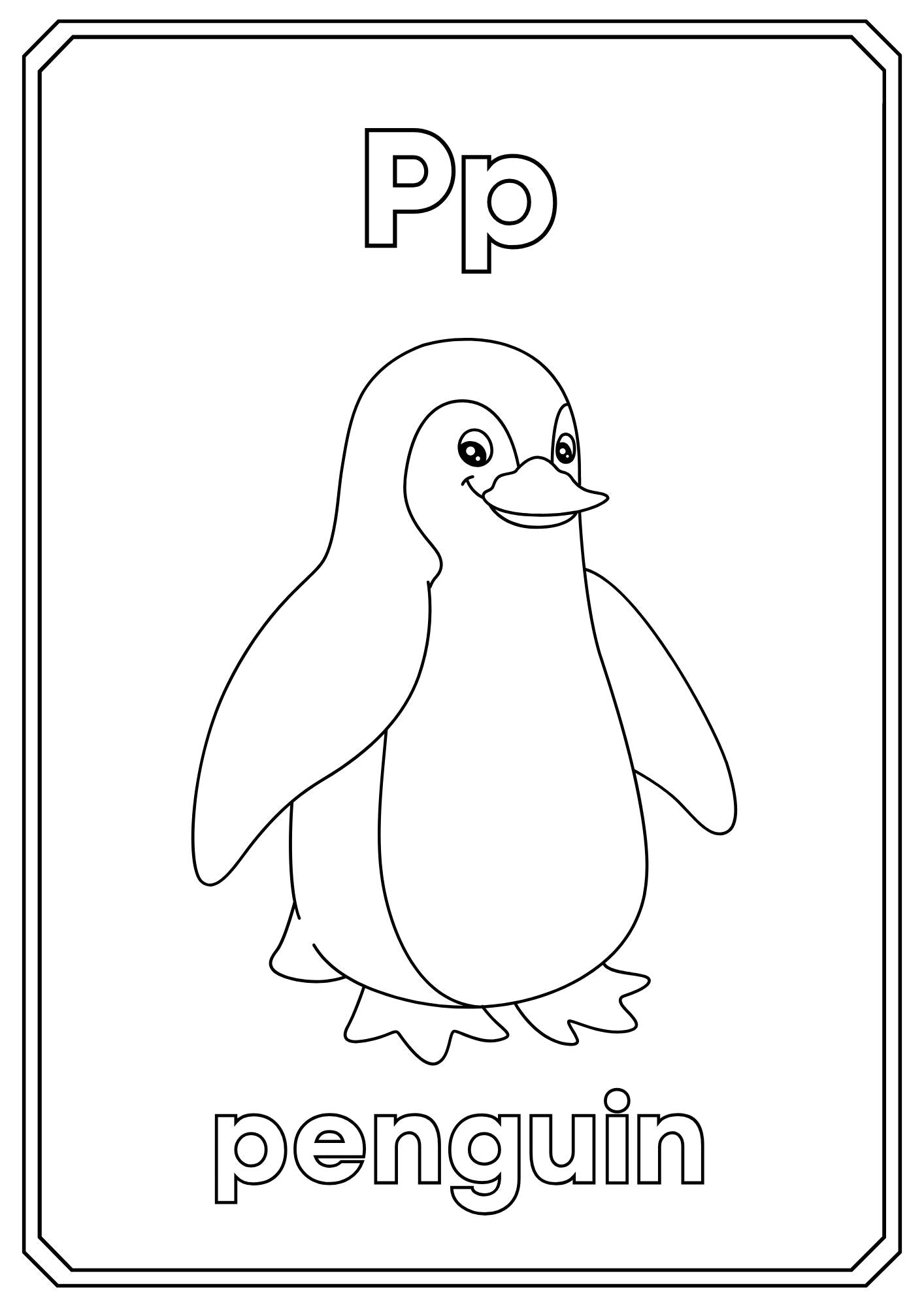 Animal Alphabet Coloring Book – ABC Learning for Kids