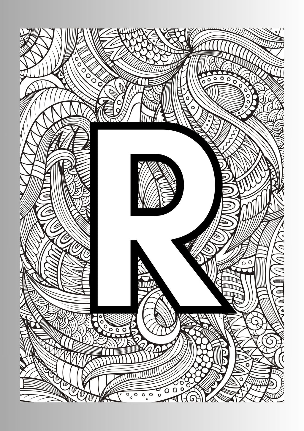 Educational Coloring Book for Kids – Editable Template (Digital)