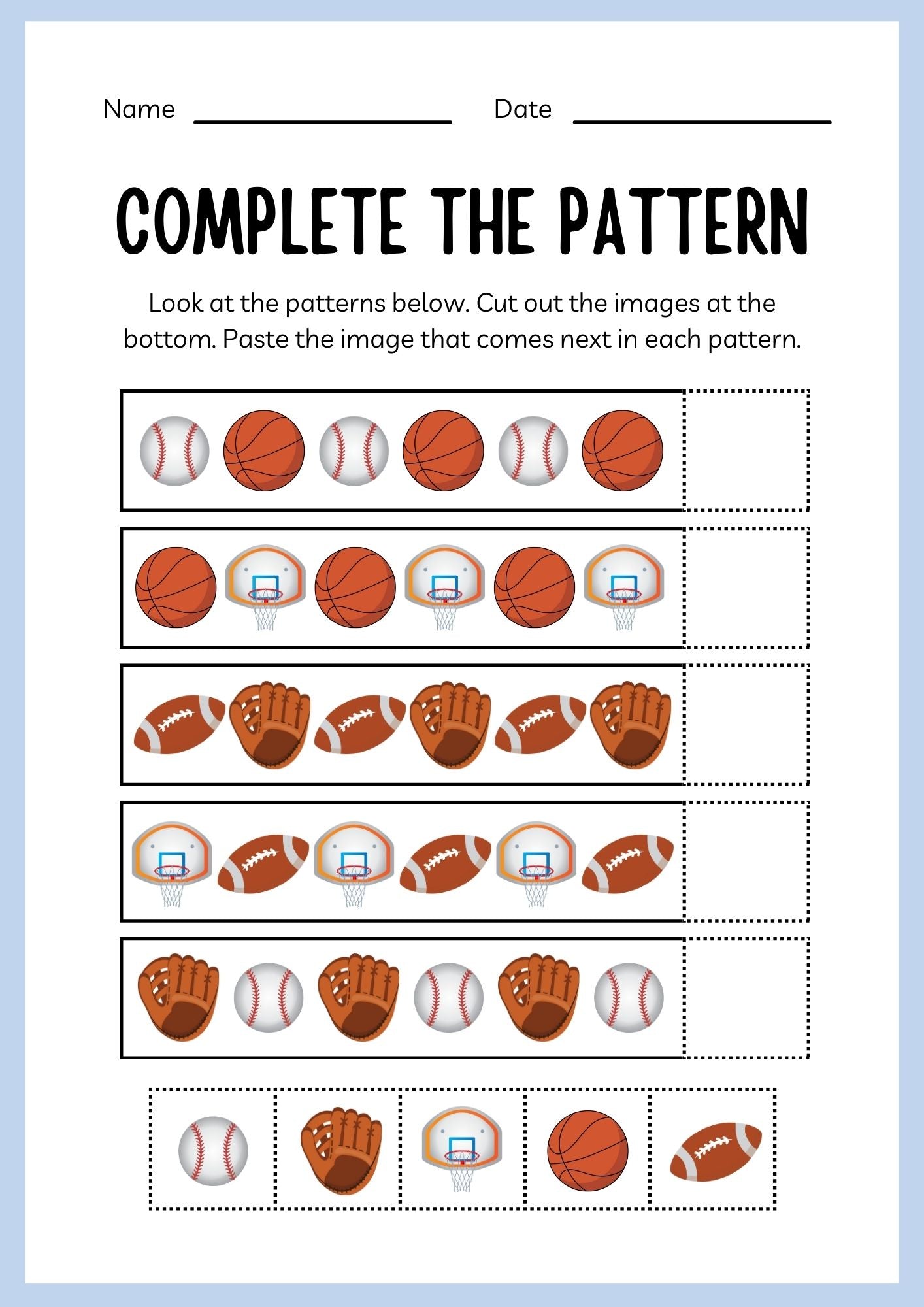 Sports ESL Workbook for Kids