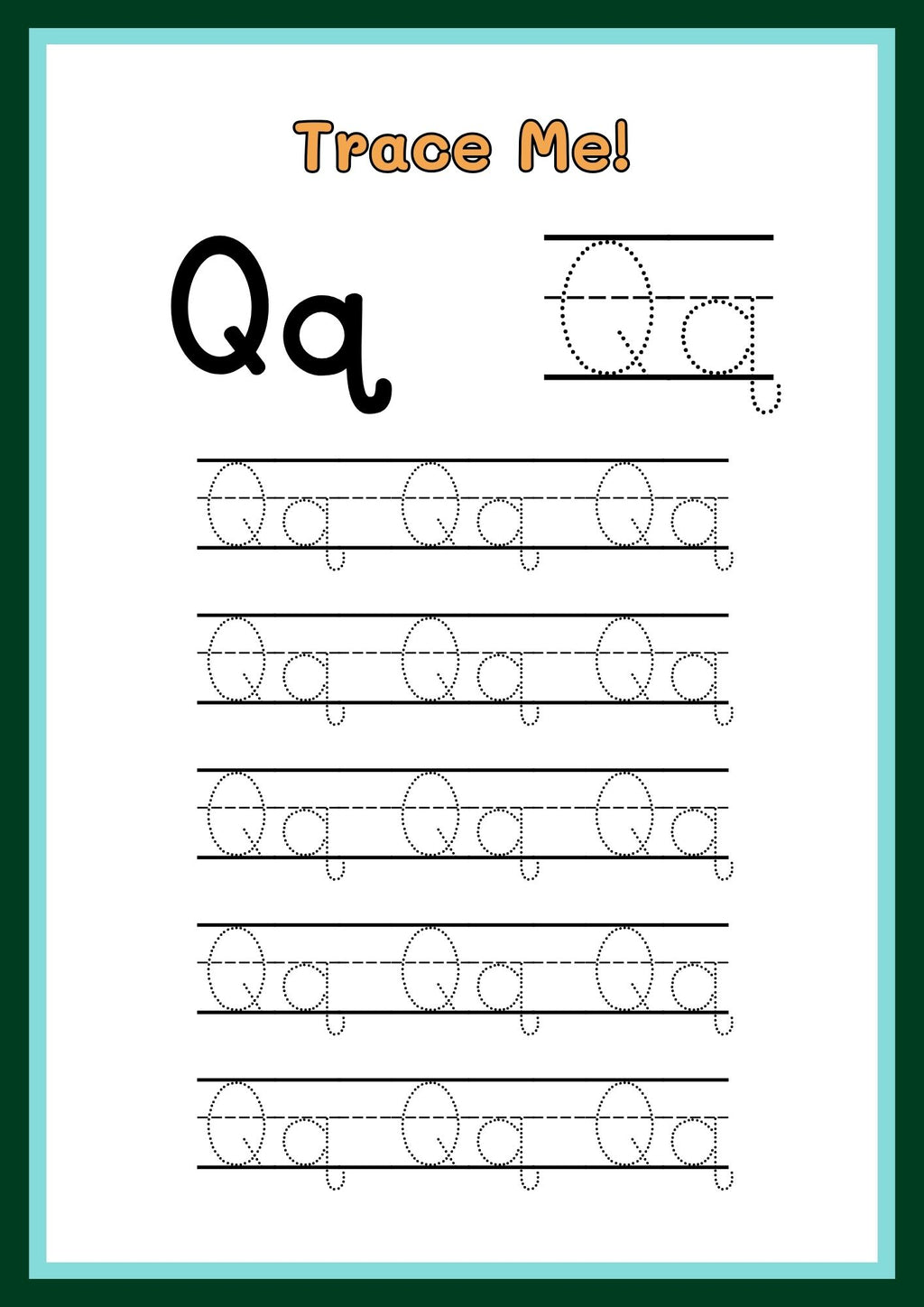 My Little ABC Tracing Booklet for Kids