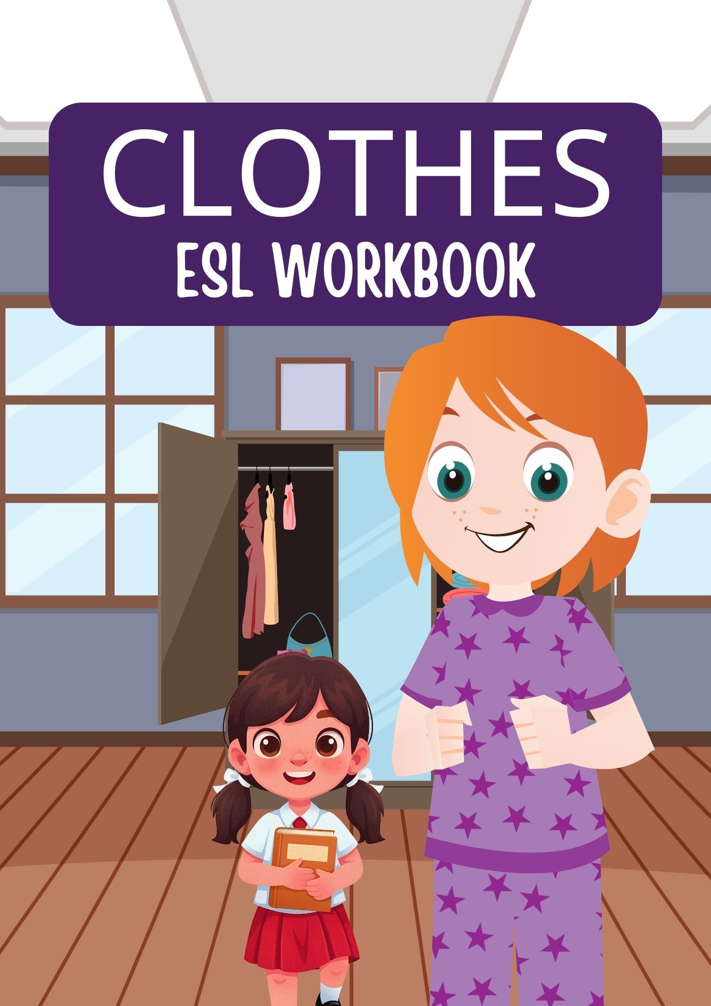 Clothes ESL Workbook for Kids