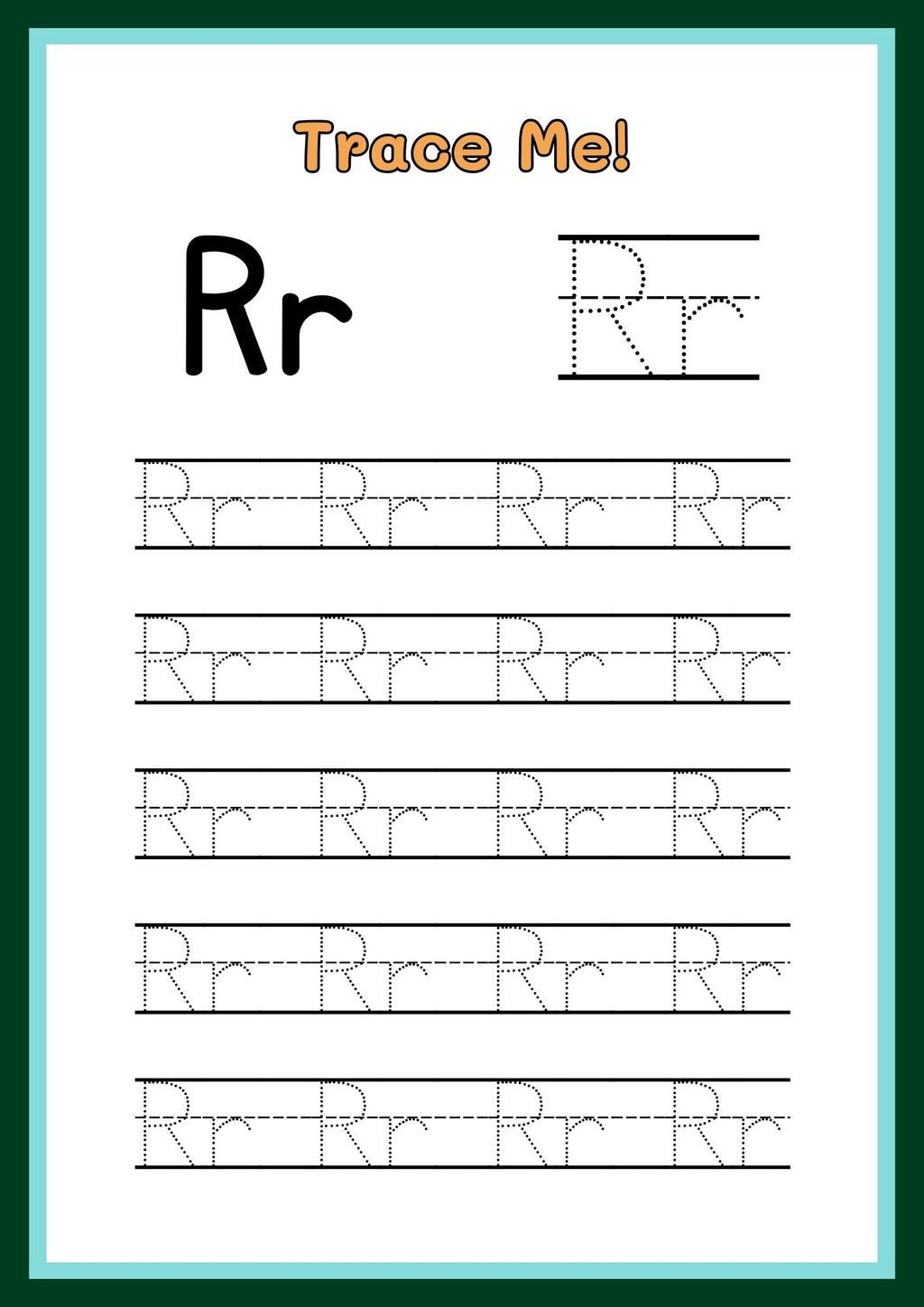 My Little ABC Tracing Booklet for Kids