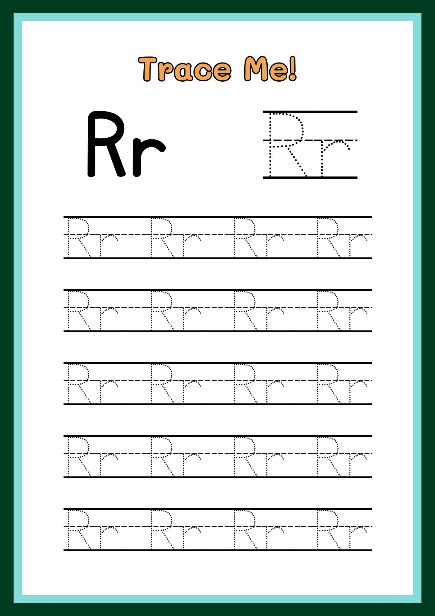 My Little ABC Tracing Booklet for Kids