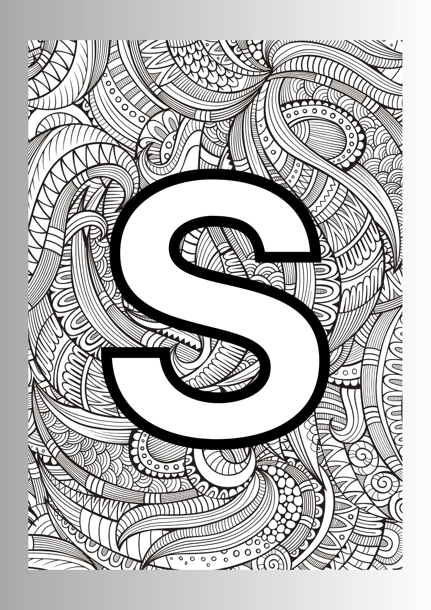 Educational Coloring Book for Kids – Editable Template (Digital)