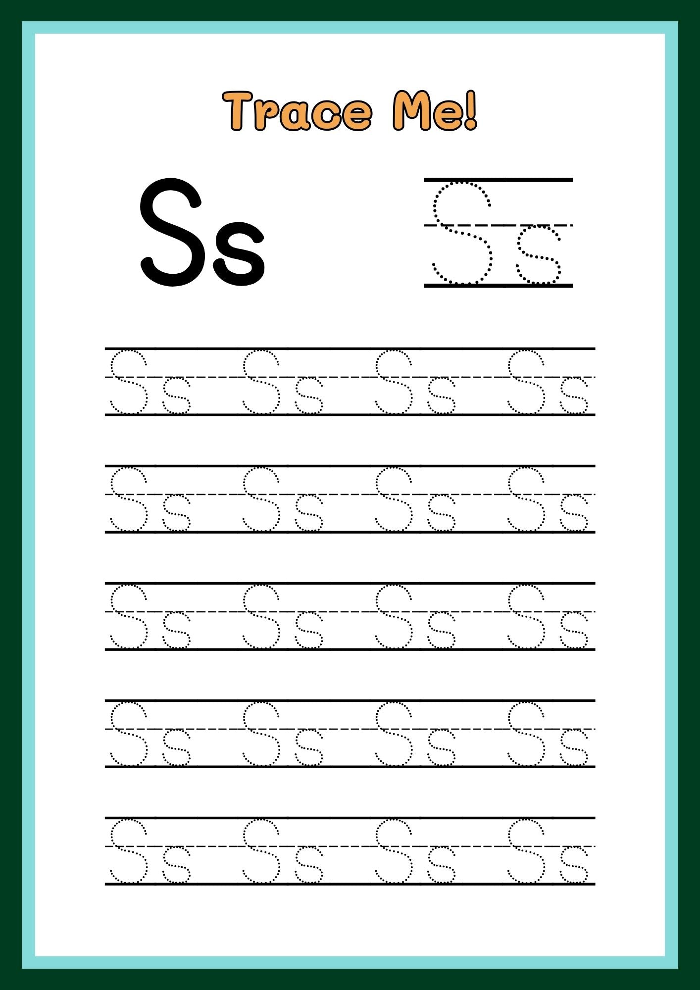 My Little ABC Tracing Booklet for Kids