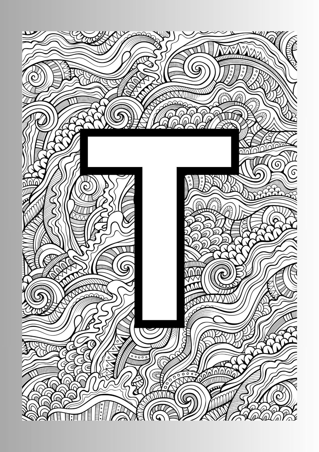 Educational Coloring Book for Kids – Editable Template (Digital)
