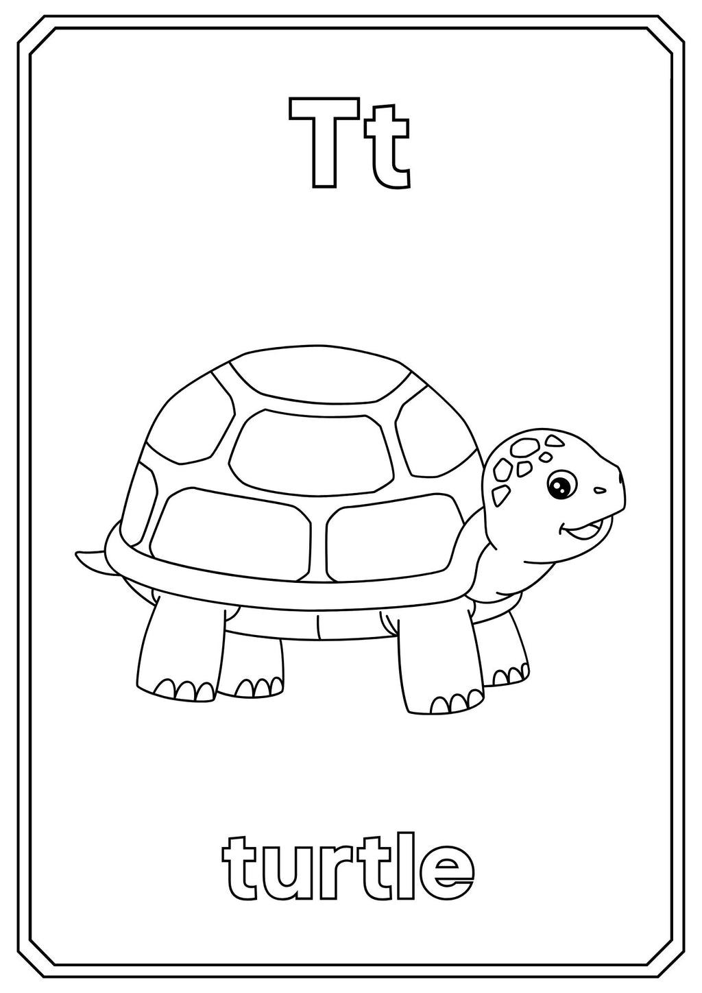 Animal Alphabet Coloring Book – ABC Learning for Kids