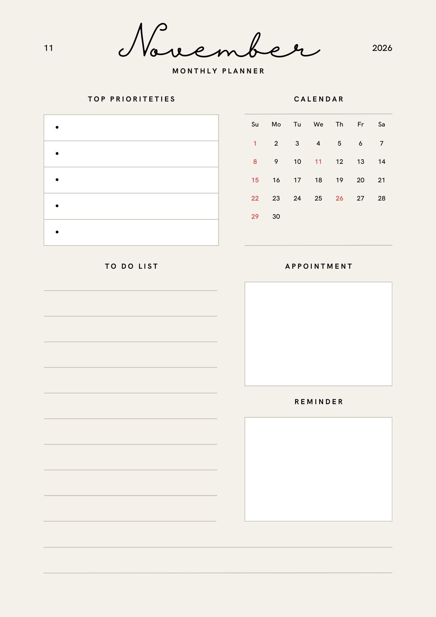Smart Annual Planning System